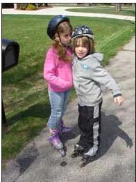 Going rollerblading